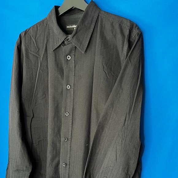 Anchor Blue Button Up Long Sleeve X-Large - Picture 3 of 7